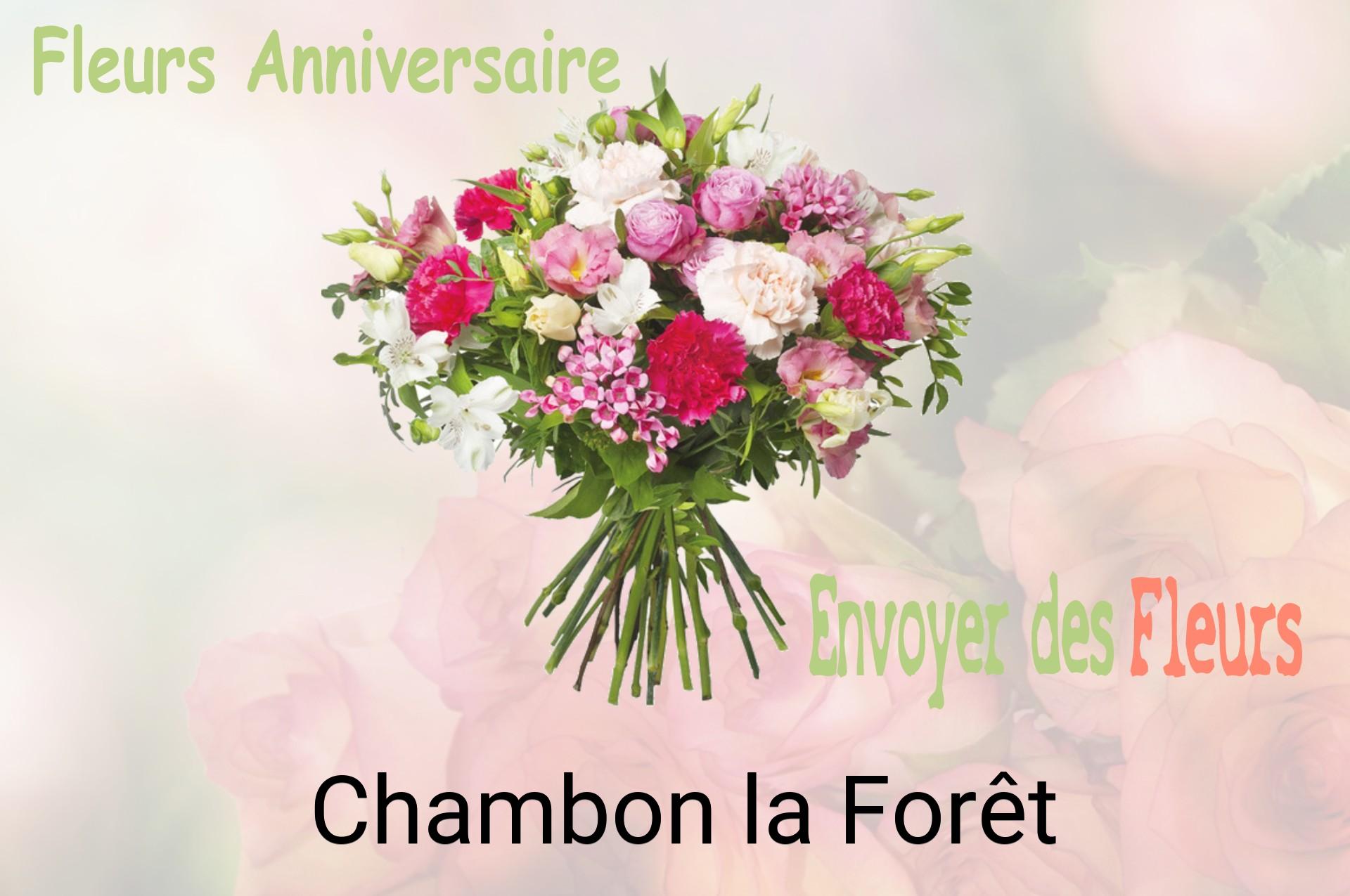 Bouquet de fleurs d’anniversaire livré à Chambon-la-Forêt