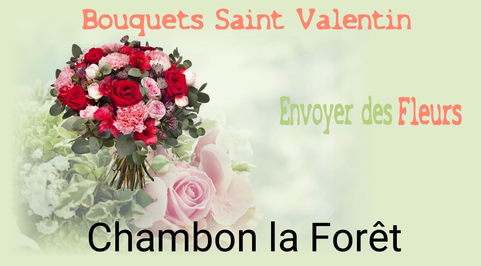 Roses de Saint-Valentin livrées à Chambon-la-Forêt